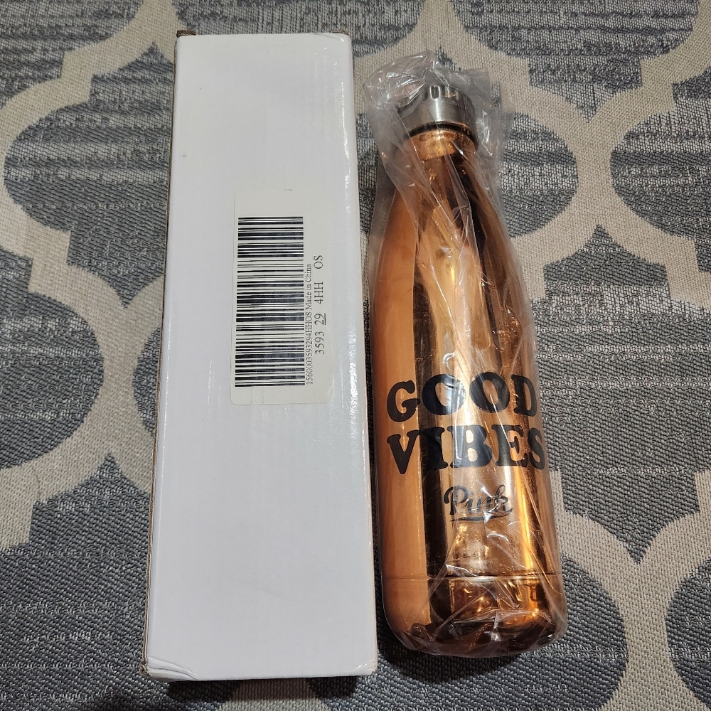 Victoria's Secret PINK Good Vibes Water Bottle - Rose Hold